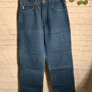 Carhartt NWT size 32x30 relaxed fit blue jean, flannel lined, straight leg.